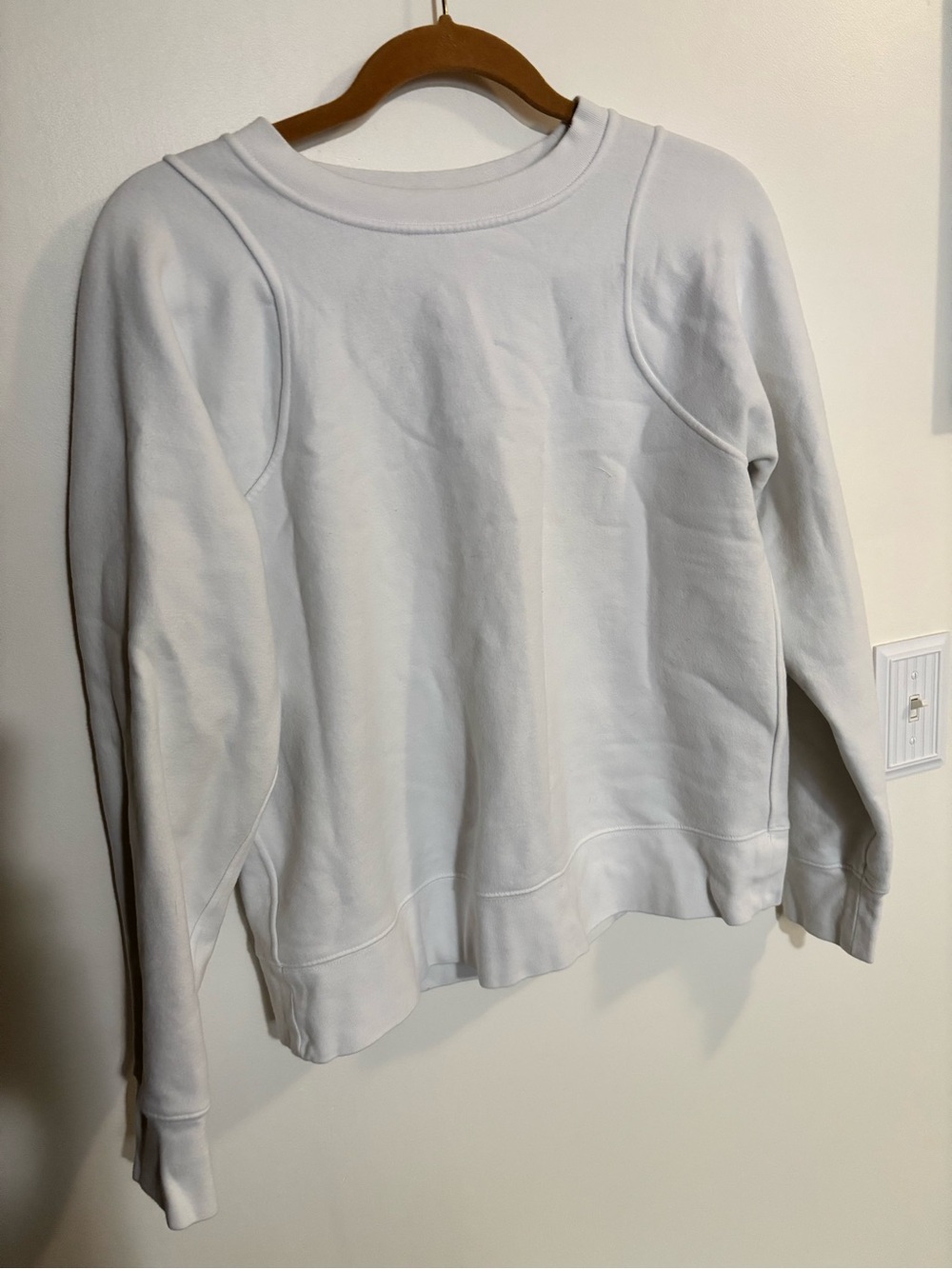 lululemon White Crewneck Sweatshirt - Picture 2 of 4